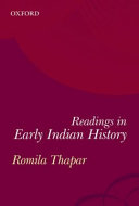 Readings in early Indian history /