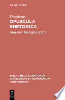 Opuscula rhetorica /