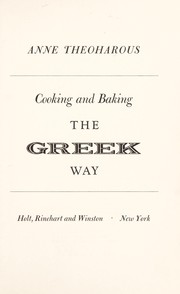 Cooking and baking the Greek way /