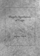 Hegel's apotheosis of logic /