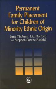 Permanent family placement for children of minority ethnic origin /