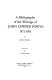 A bibliography of the writings of John Cowper Powys, 1872-1963 /