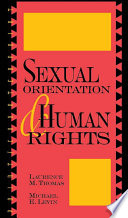 Sexual orientation and human rights /