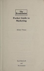 The Economist pocket guide to marketing /