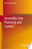 Assembly line planning and control /