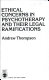Ethical concerns in psychotherapy and their legal ramifications /