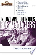 Interviewing techniques for managers /