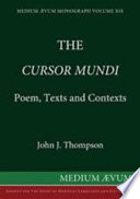The Cursor mundi : poem, texts and contexts /