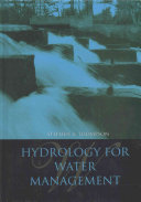 Hydrology for water management /