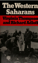 The western Saharans : background to conflict /