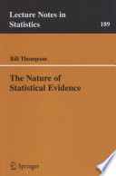 The nature of statistical evidence /