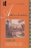 Adelheit von Rastenberg : an English translation /