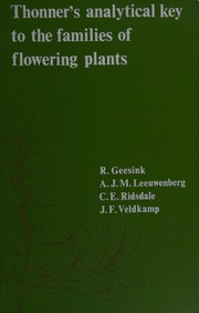 Thonner's analytical key to the families of flowering plants /