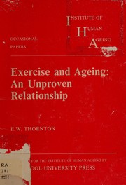 Exercise and ageing : an unproven relationship /