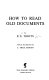 How to read old documents /