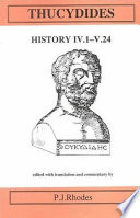 Thucydides, History IV. 1-V.24 /