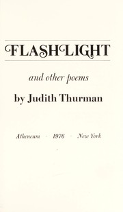 Flashlight, and other poems /