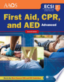 First aid, CPR, and AED.
