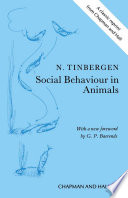 Social Behaviour in Animals : With Special Reference to Vertebrates /