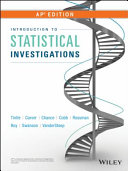 Introduction to statistical investigations /