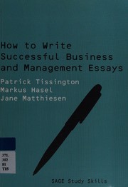 How to write successful business and management essays /