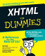 XHTML for dummies /