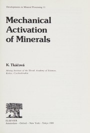 Mechanical activation of minerals /