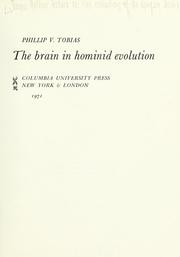 The brain in hominid evolution /