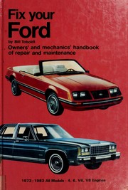Fix your Ford : V8, V6, 6, and 4, 1973-1983 /