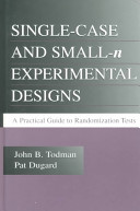 Single-case and small-n experimental designs : a practical guide to randomization tests /