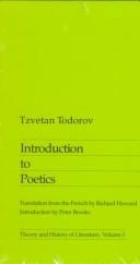 Introduction to poetics /