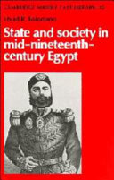 State and society in mid-nineteenth-century Egypt /