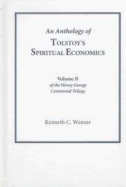 An anthology of Tolstoy's spiritual economics /
