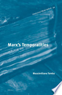 Marx's temporalities /