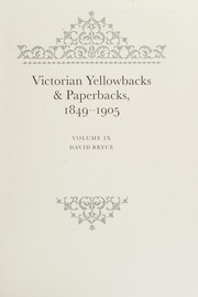 Victorian yellowbacks & paperbacks, 1849-1905 /