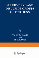 Sulfhydryl and disulfide groups of proteins /