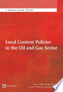 Local content policies in the oil and gas sector /