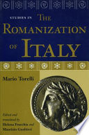 Studies in the Romanization of Italy /