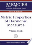 Metric properties of harmonic measures /