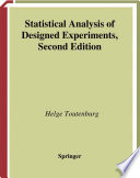 Statistical analysis of designed experiments /