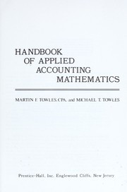 Handbook of applied accounting mathematics /