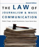 The law of journalism and mass communication /