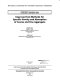 Improved test methods for specific gravity and absorption of coarse and fine aggregate /