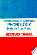 Concreteness in generative phonology : evidence from French /
