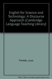 English for science and technology : a discourse approach /