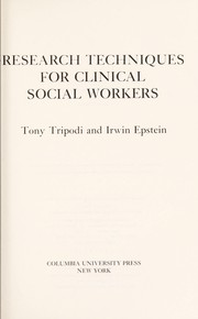 Research techniques for clinical social workers /