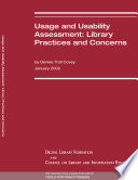Usage and usability assessment : library practices and concerns /
