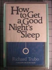 How to get a good night's sleep /