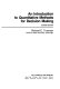 An introduction to quantitative methods for decision making /