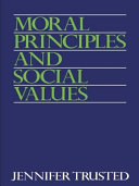 Moral principles and social values /